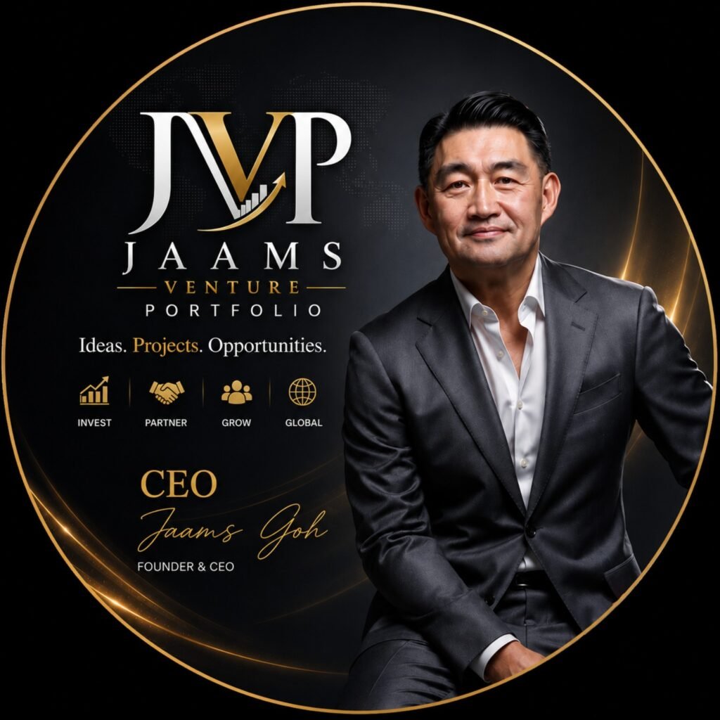 Jaams Goh — Founder and CEO of Jaams Venture Portfolio